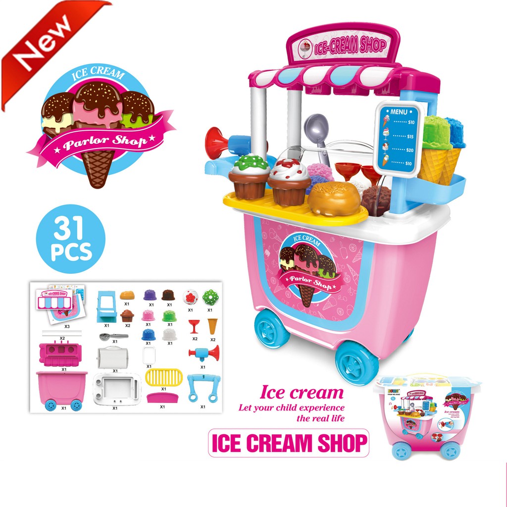 pretend ice cream set