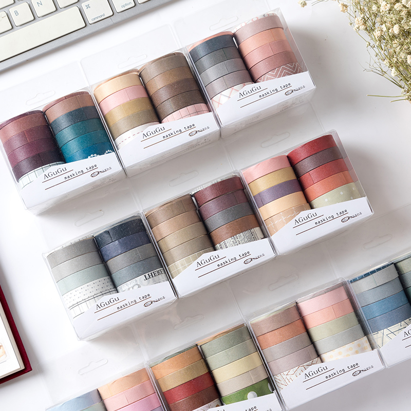 10 desgin sweet dreams series journal washi tape set English newspaper diary album decorative stickers adhesives tape 10 rolls/set