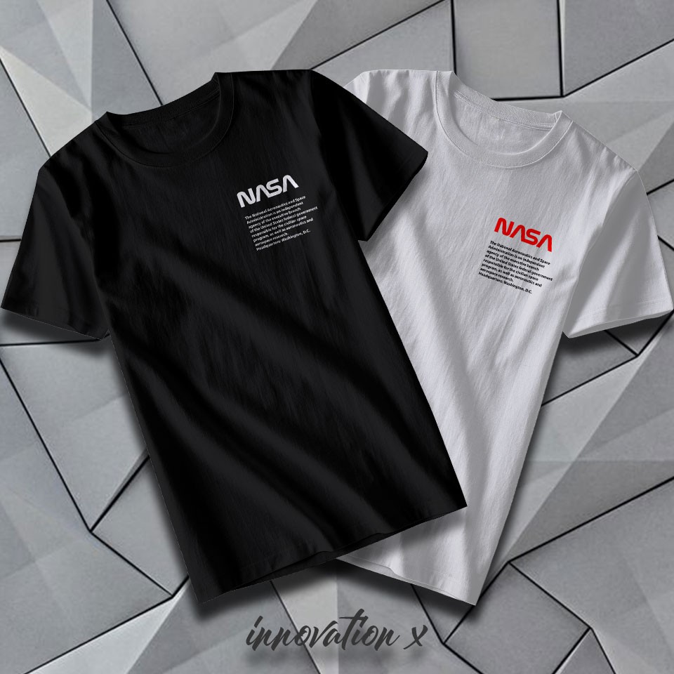 Nasa Statement Tshirt - Baju Cotton Unisex Lelaki Perempuan Dewasa Men Women Adult Basic Tee Viral Murah T-shirt Budak