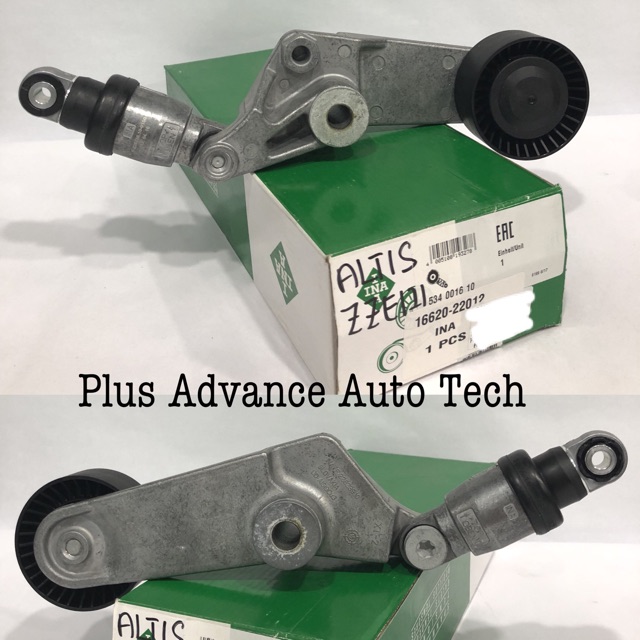 INA FAN BELT TENSIONER FOR TOYOTA ALTIS ZZE121/ ZZE122 (1662022012