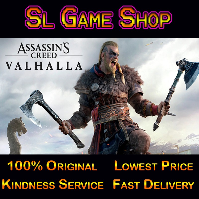 Assassin S Creed Valhalla Pc Uplay Ubisoft Original Game Shopee Malaysia