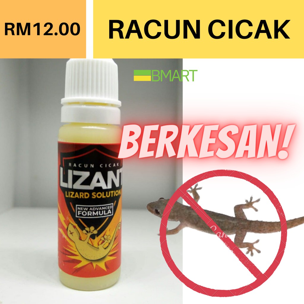 Racun Cicak Paling Berkesan Ajaib Lizant Ubat Cicak Paling Berkesan Shopee Malaysia