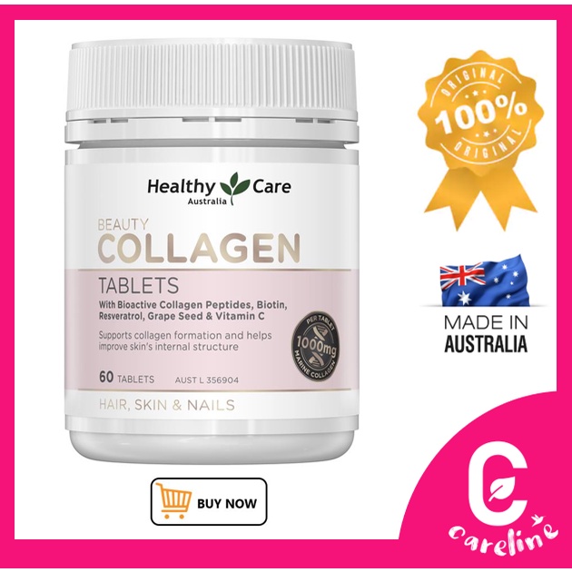 [AUS Direct Import] Healthy Care Bioactive Beauty Collagen Hair, Skin & Nails / Collagen Sleep 60 Tabs / Collagen Powder