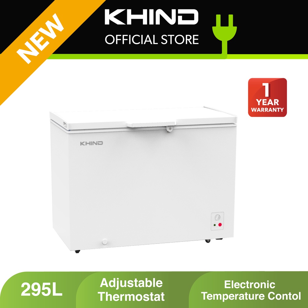 Khind 295L Chest Freezer FZ295 [FREE Delivery within West Malaysia Only]