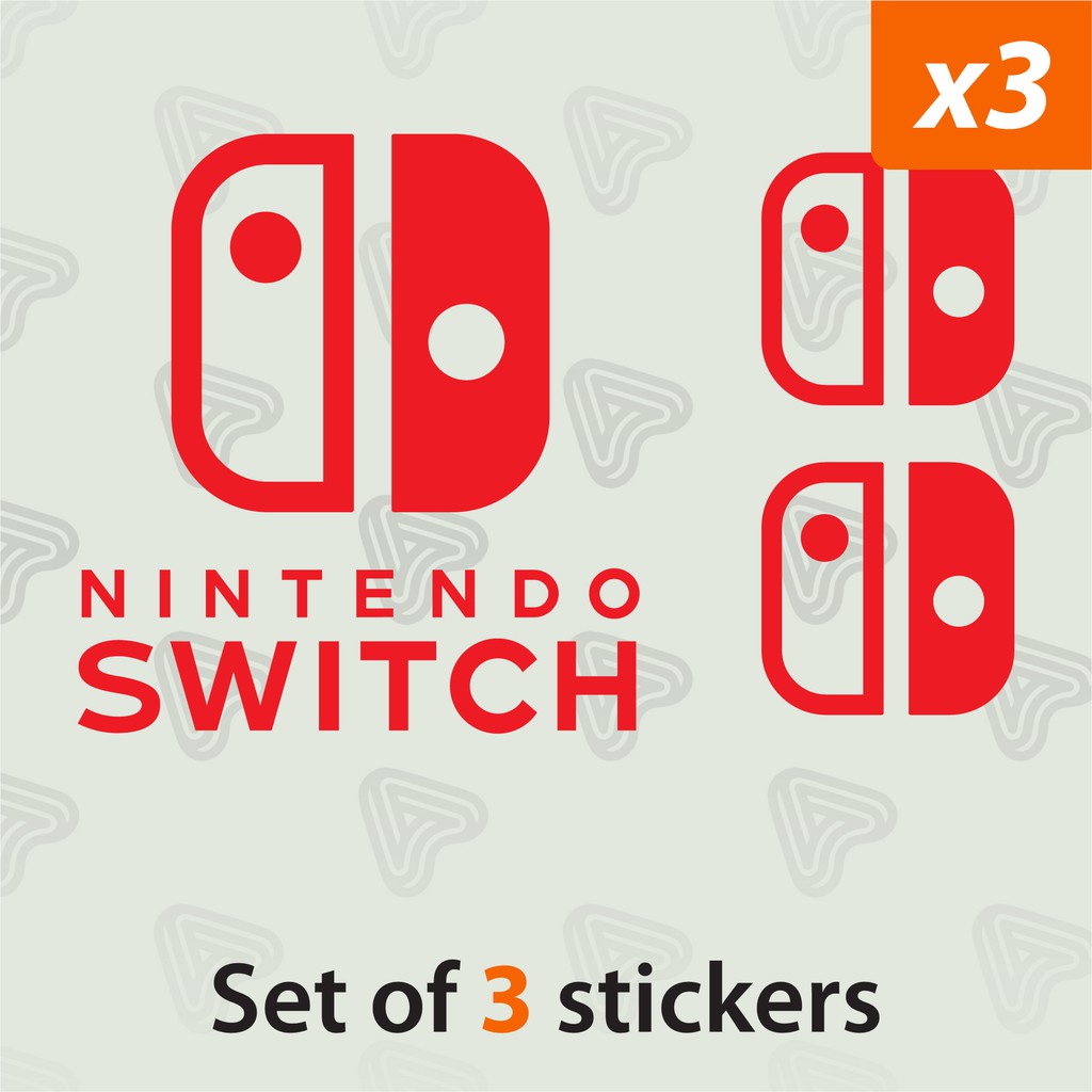 nintendo switch logo sticker
