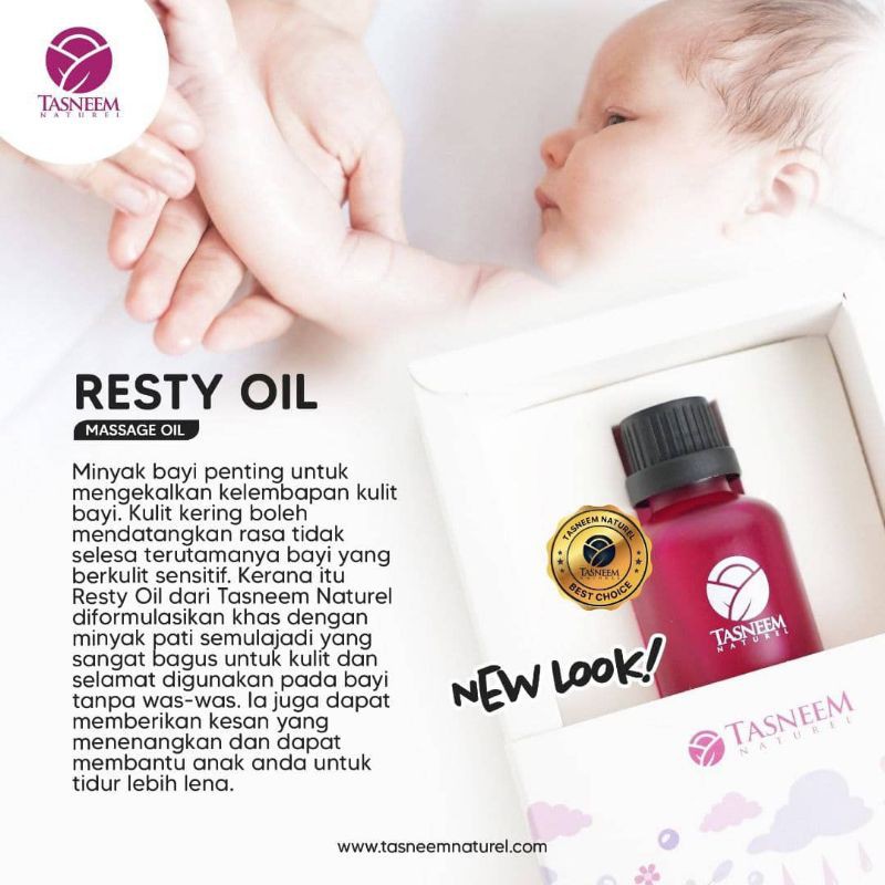 Tasneem Natural Baby Balm Baby Care Safe For Newborn G6pd Baby Shopee Malaysia