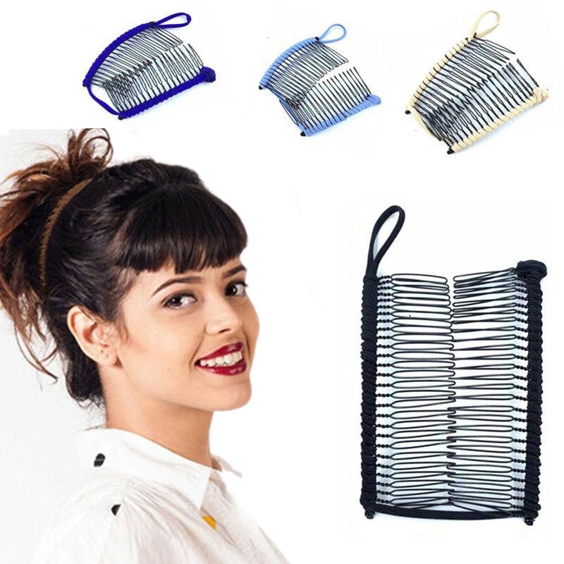 Fashion Women's Magic Banana Hair Clips Hair Comb Slide Pins Hair  Accessories EZ Clip | Shopee Malaysia