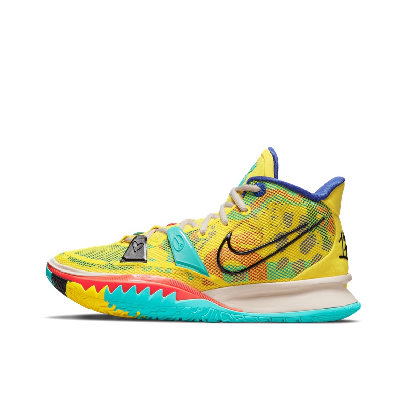 yellow kyrie basketball shoes