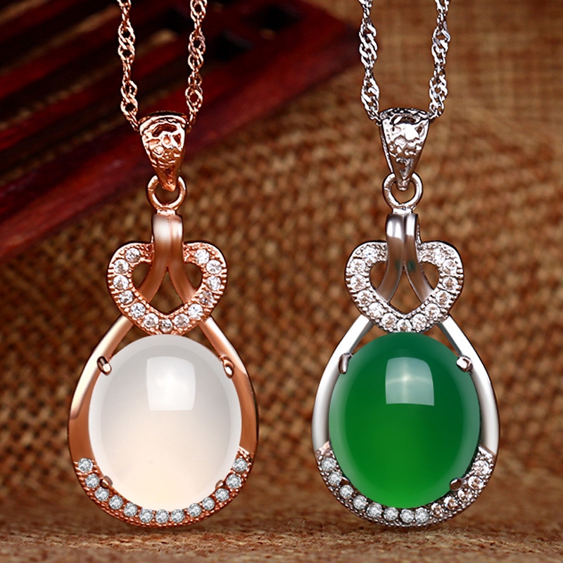 korean jade necklace