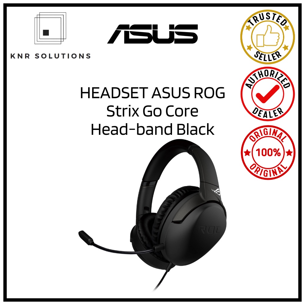 Asus Rog Strix Go Core Headset Black Shopee Malaysia 9237