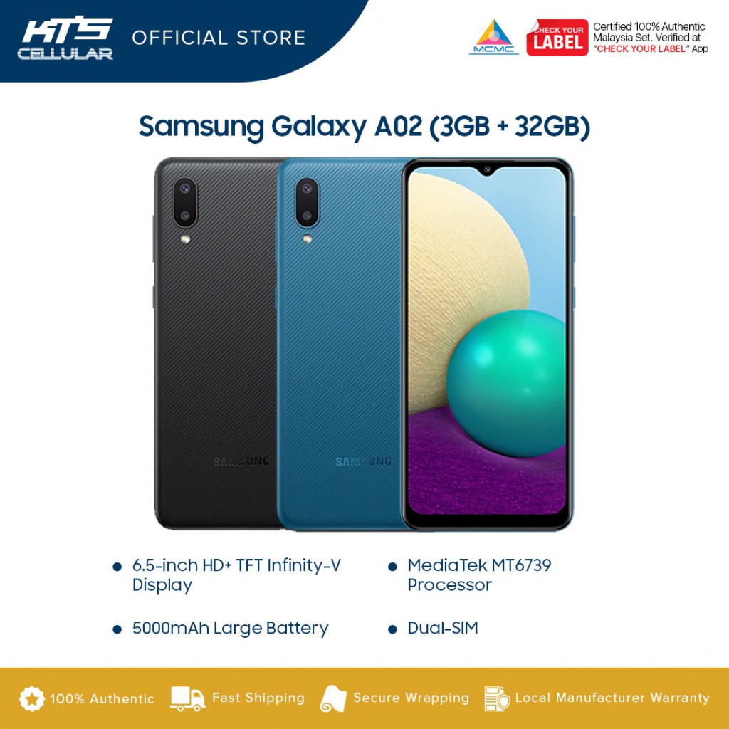 samsung a02 core specs