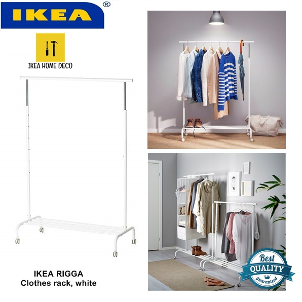  IKEA  RIGGA Clothes rack Open Wardrobe Rak Baju Ampai  