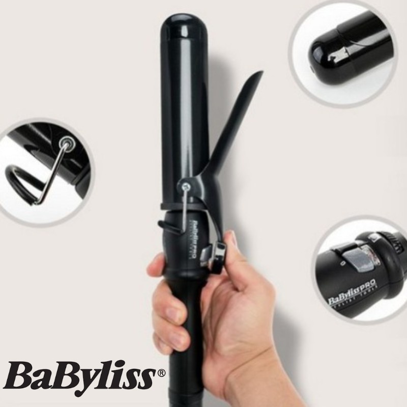 ✨ BABYLISS ✨  HAIR STYLING TOOLS BRAND, BABYLISS BAB 2266K Pro  Ceramic Hair Curling Iron 38mm | Shopee Malaysia