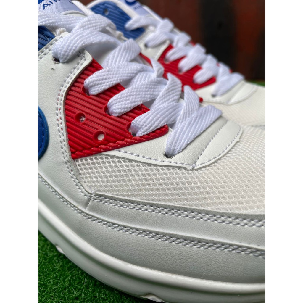 grey and white high top air force ones