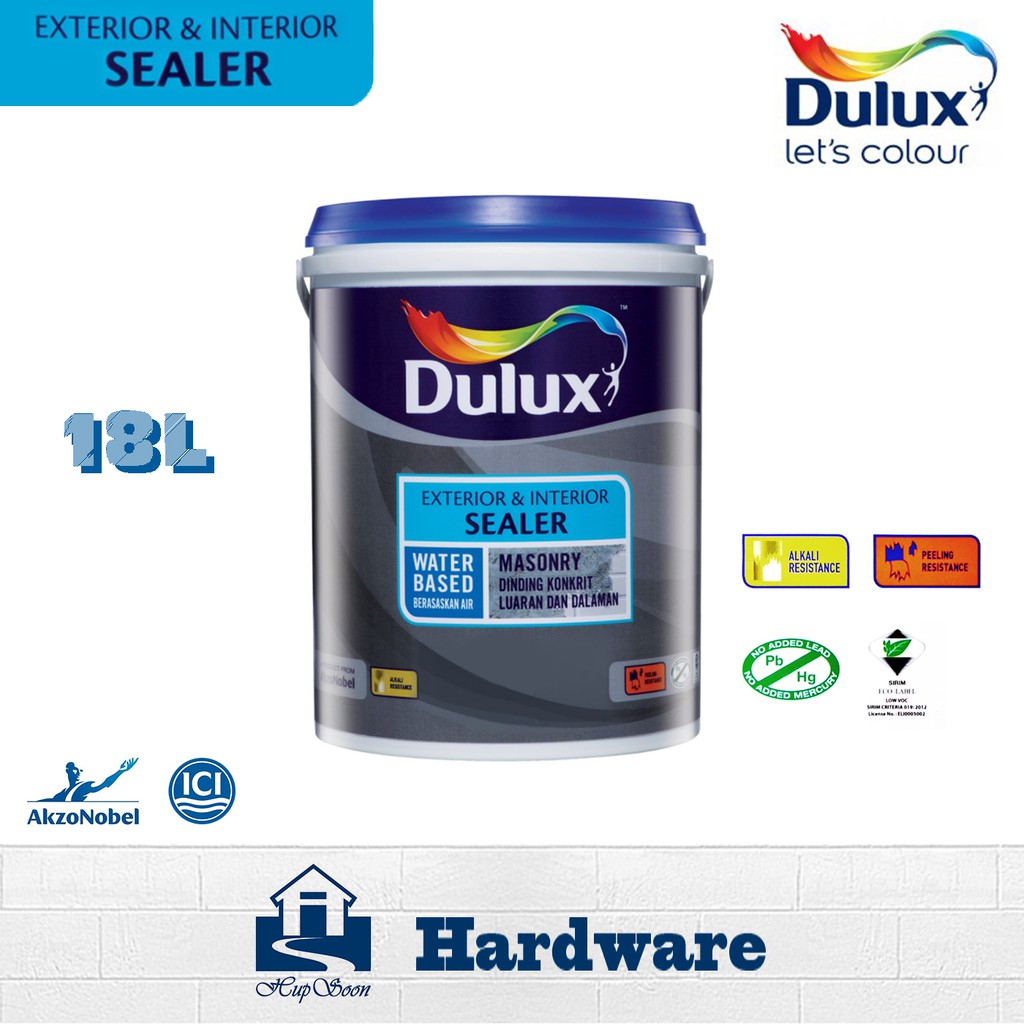 18L ICI Dulux Inspire Exterior & Interior Wall Sealer Shopee Malaysia