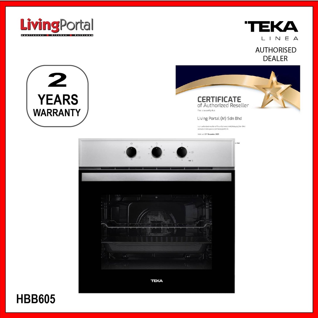 TEKA BUILT IN OVEN 6 COOKING FUNCTIONS 71 LITRESHBB 605SS Shopee