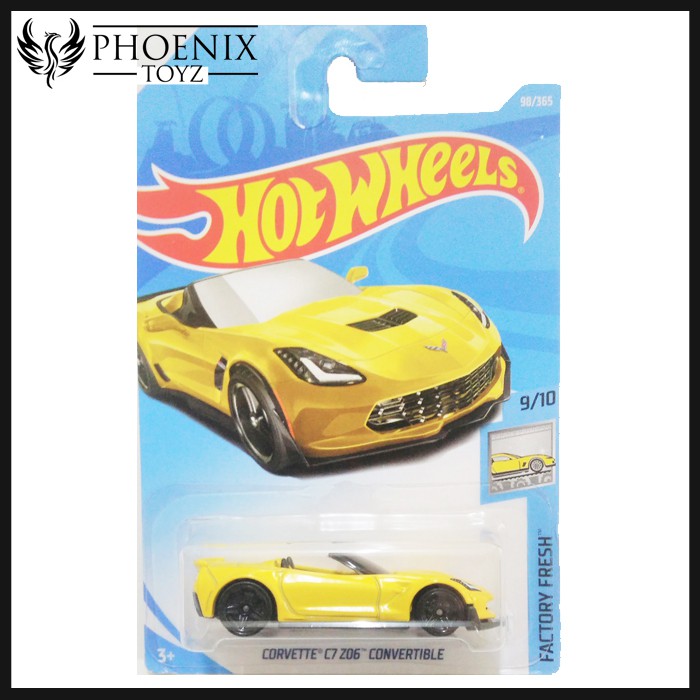 hot wheels corvette c7 zo6 convertible