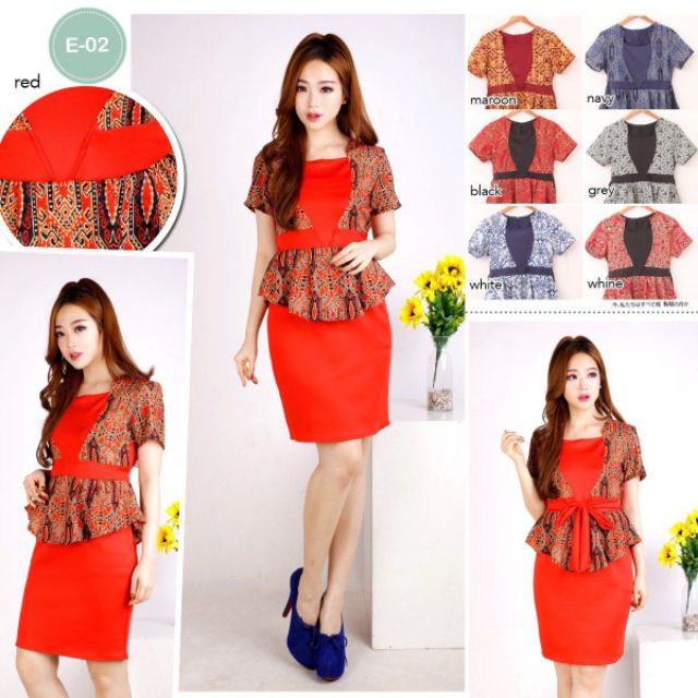 pua kumbu short dress