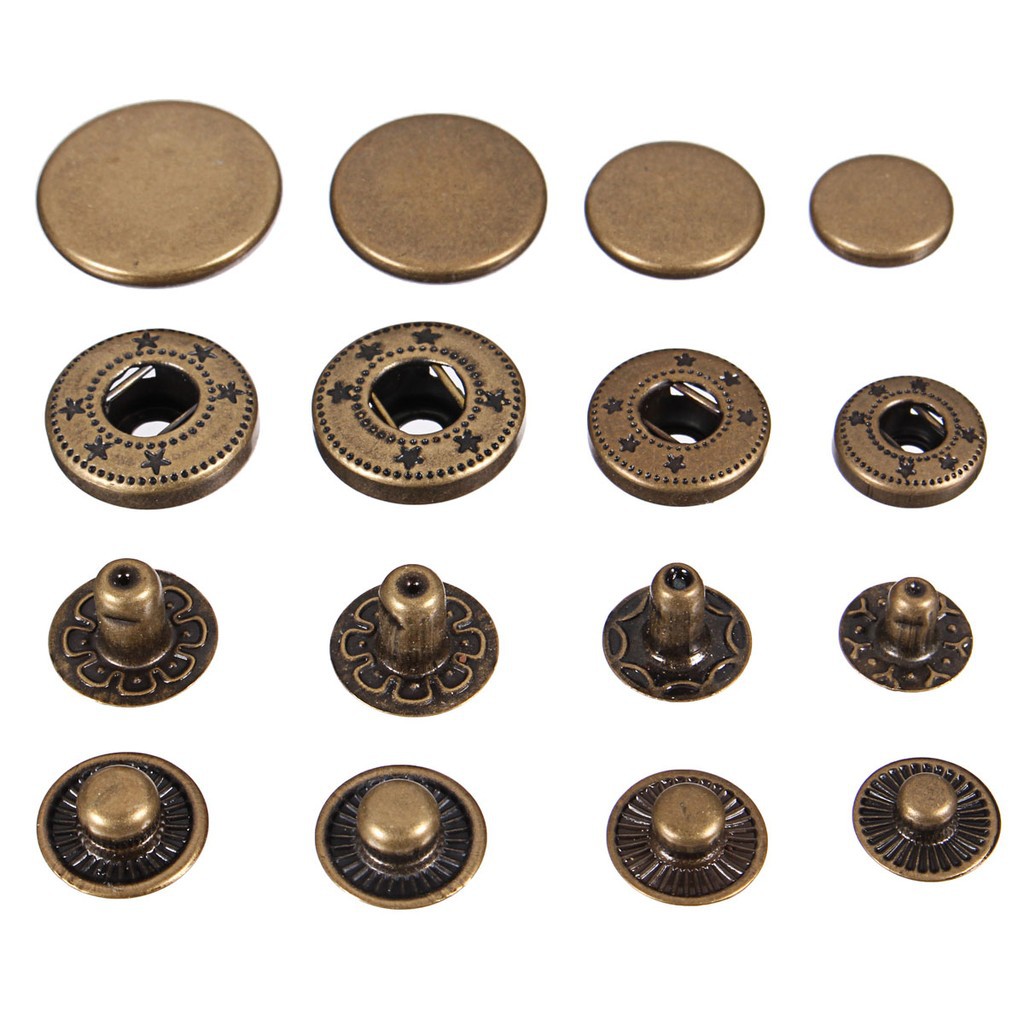 Metal Snap Fasteners Poppers Presse Goujons Sewing Leather Craft Bouton fashion