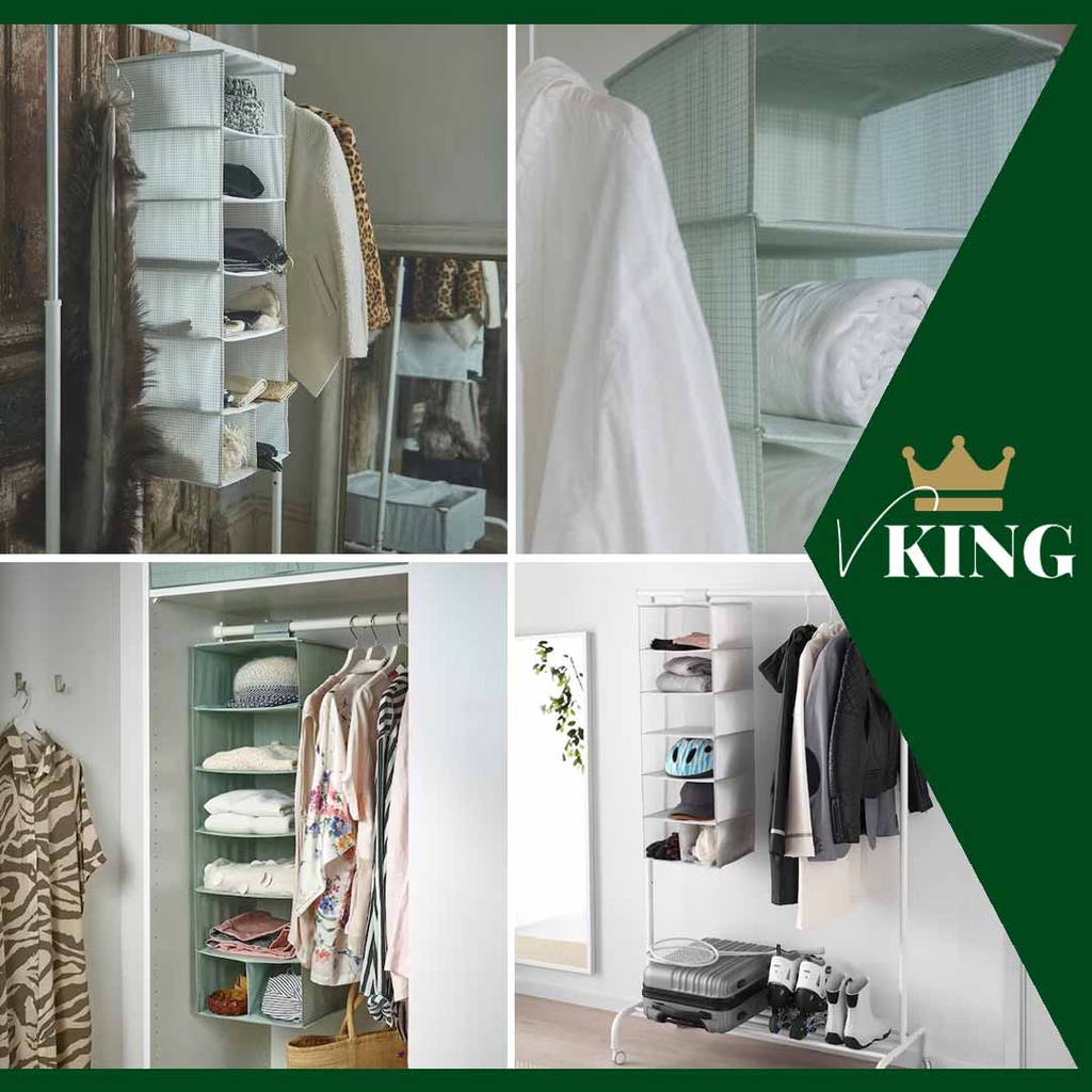 IKEA COMPARTMENT STORAGE STUK STORAGE WITH 7 COMPARTMENTS 30X30X90CM