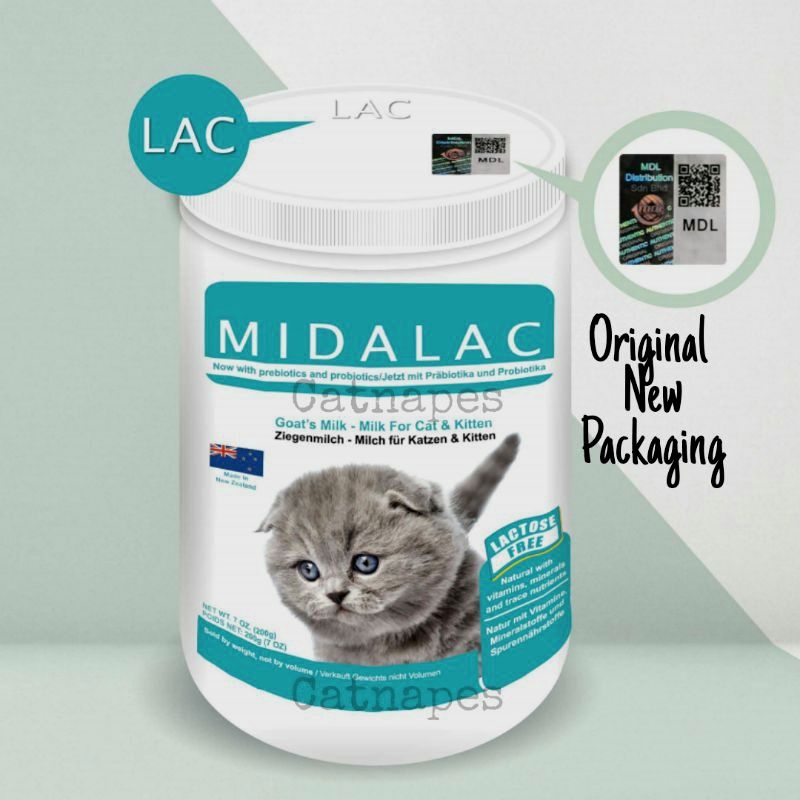 (EXP:JAN 2024) Original Midalac Goat's Milk Powder 200g Susu Kambing