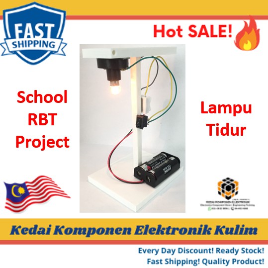 RBT Lampu Tidur using Battery School Project  Shopee Malaysia