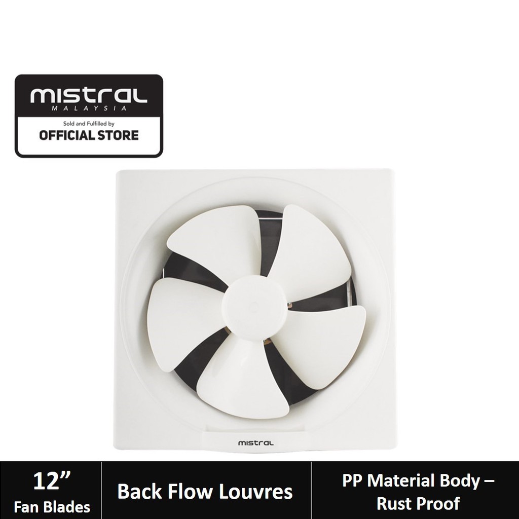 Mistral Exhaust Fan MEF121 Shopee Malaysia
