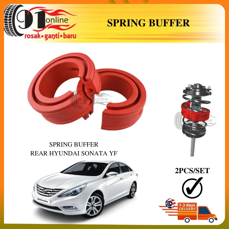 Amt Red Type B Shock Absorber Buffer For Hyundai Sonata Yf Rear Shopee Malaysia