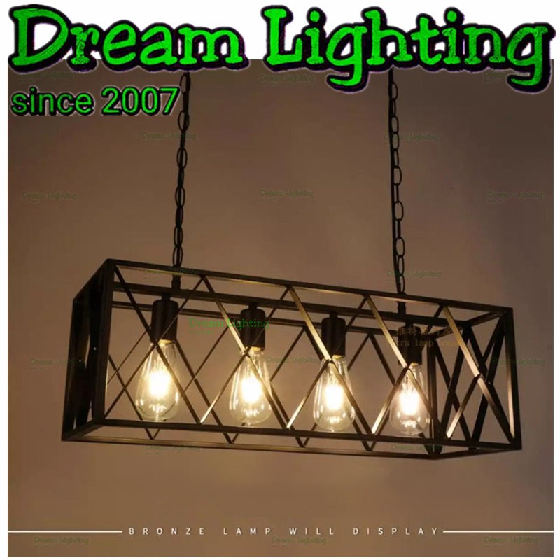Dream Lighting / Retro 4 Lights 600mm / Pendant light dining room lamp