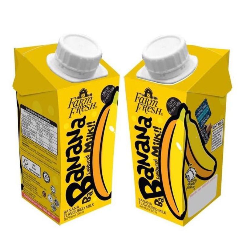 UHT BANANA MILK 200ML PCS Shopee Malaysia