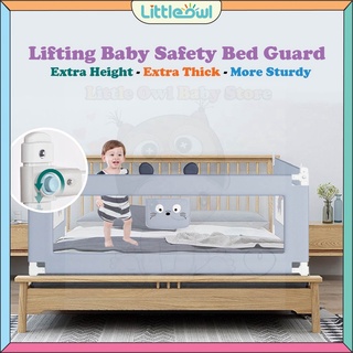 (New Version) Lifting Baby Safety Bed Guard/ Bed Rail Anti-Fall Bed Fence (Extra Height 93cm)