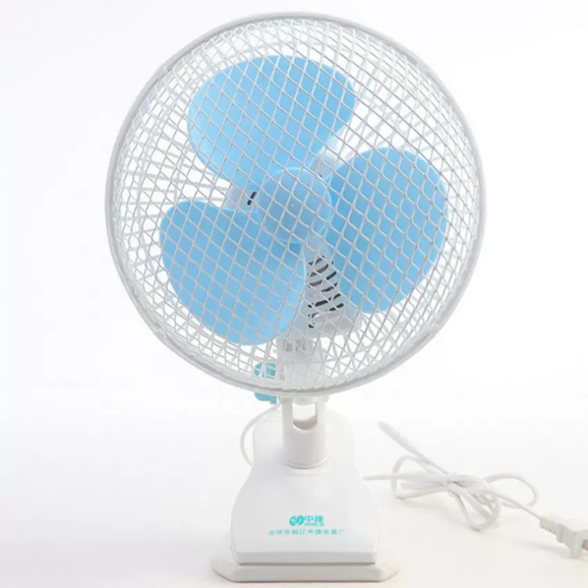 9.5 INCH POWERFUL PORTABLE FAN ADJUSTABLE TABLE FAN CLIP FAN & 3 FAN BLADES