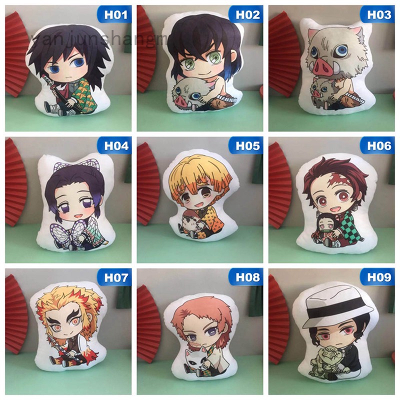 cute anime demon slayer  kimetsu no yaiba kamado tanjirou nezuko cosplay  cotton doll pillow stuffed toy