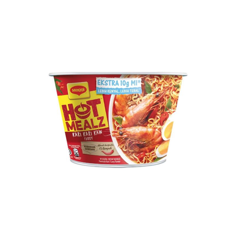 MAGGI Cup Hot Mealz Kari Kaw | Shopee Malaysia