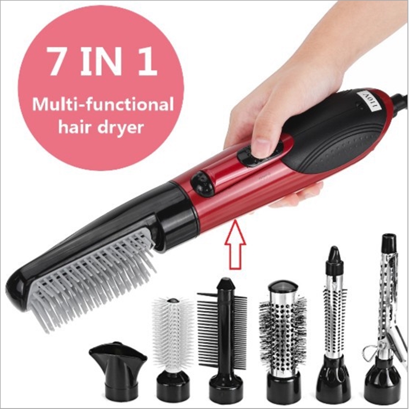 Multifunctional Hair Dryer 7 in 1 Set Hairdresser High Power Electric Hot Air Comb