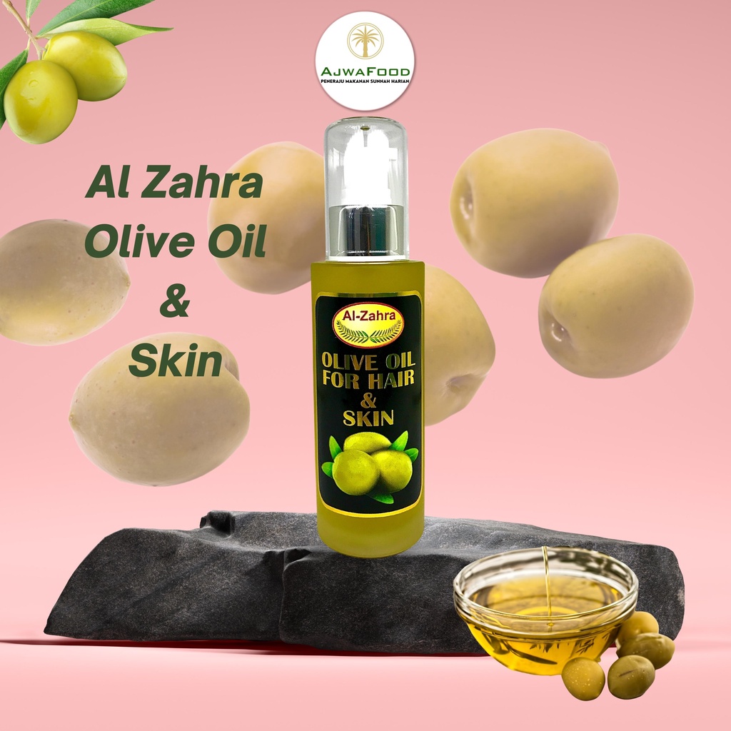 AlZahra Minyak Zaitun Olive Oil for Hair and Skin (100ml) Shopee
