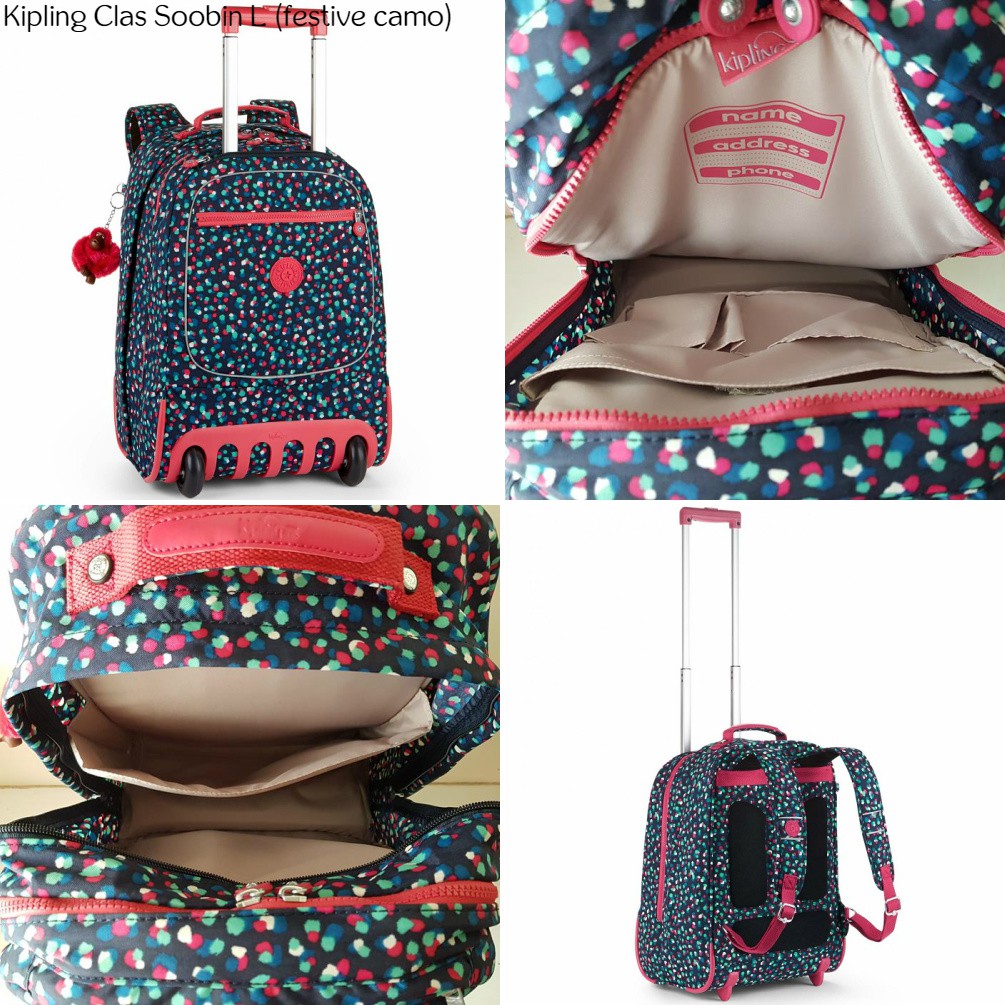 kipling wheeled school bags