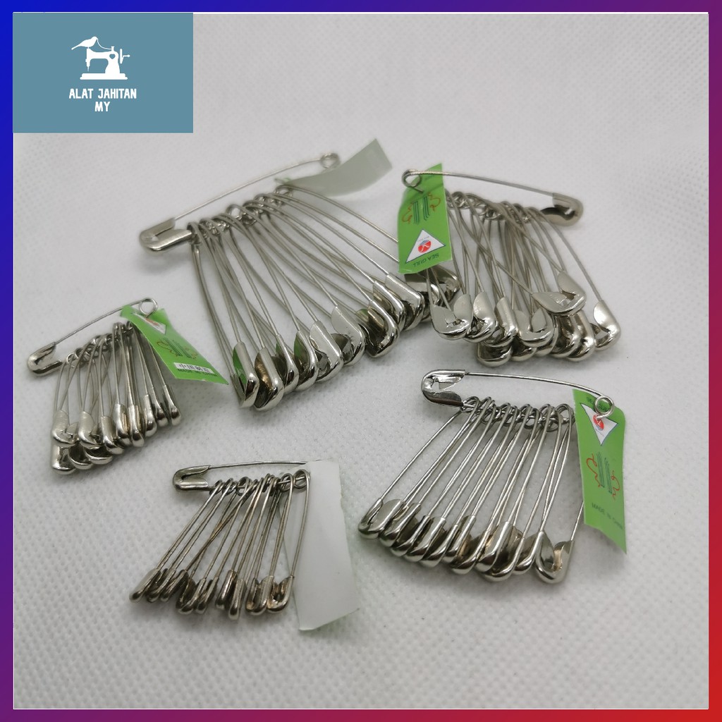 Sea Gull Safety Pin / Secure Pin (12pcs/70pcs) | Pin Baju / Pin Keselamatan Baju / Pin Baju Bayi
