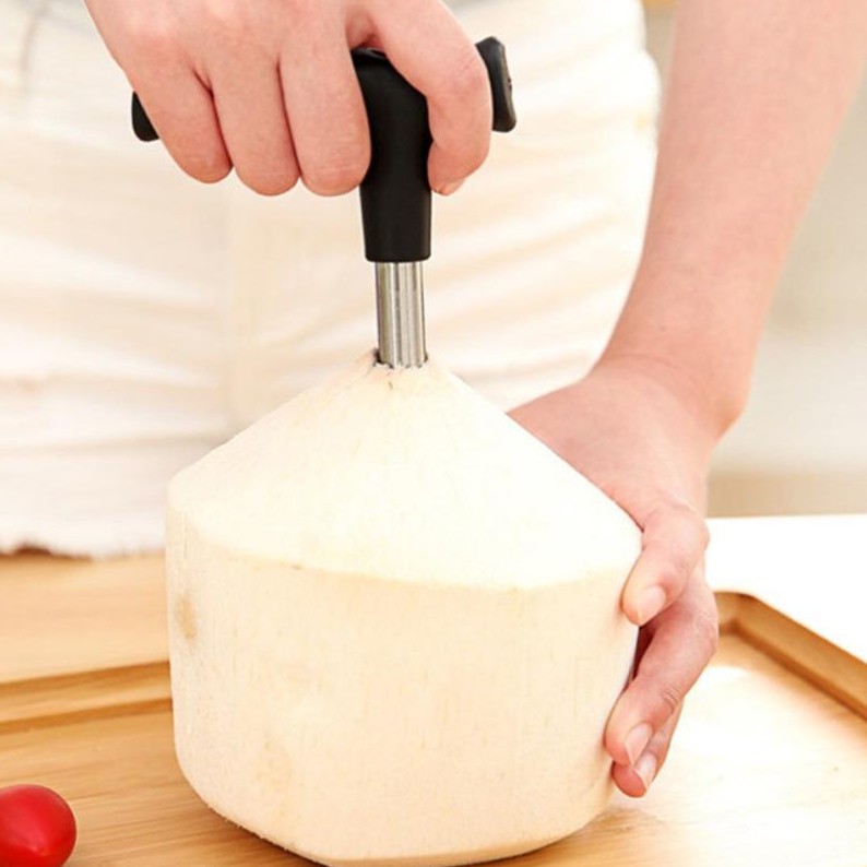 Durable Stainless Steel Coconut Opener Driller Cut Useful Kitchen Tools Fruit Opener Coconut Opener kitchen tool