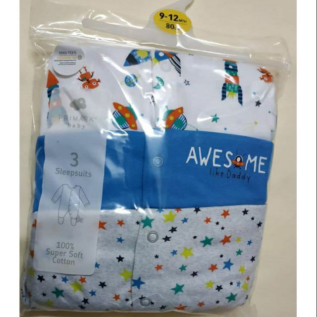 primark baby sleepsuits