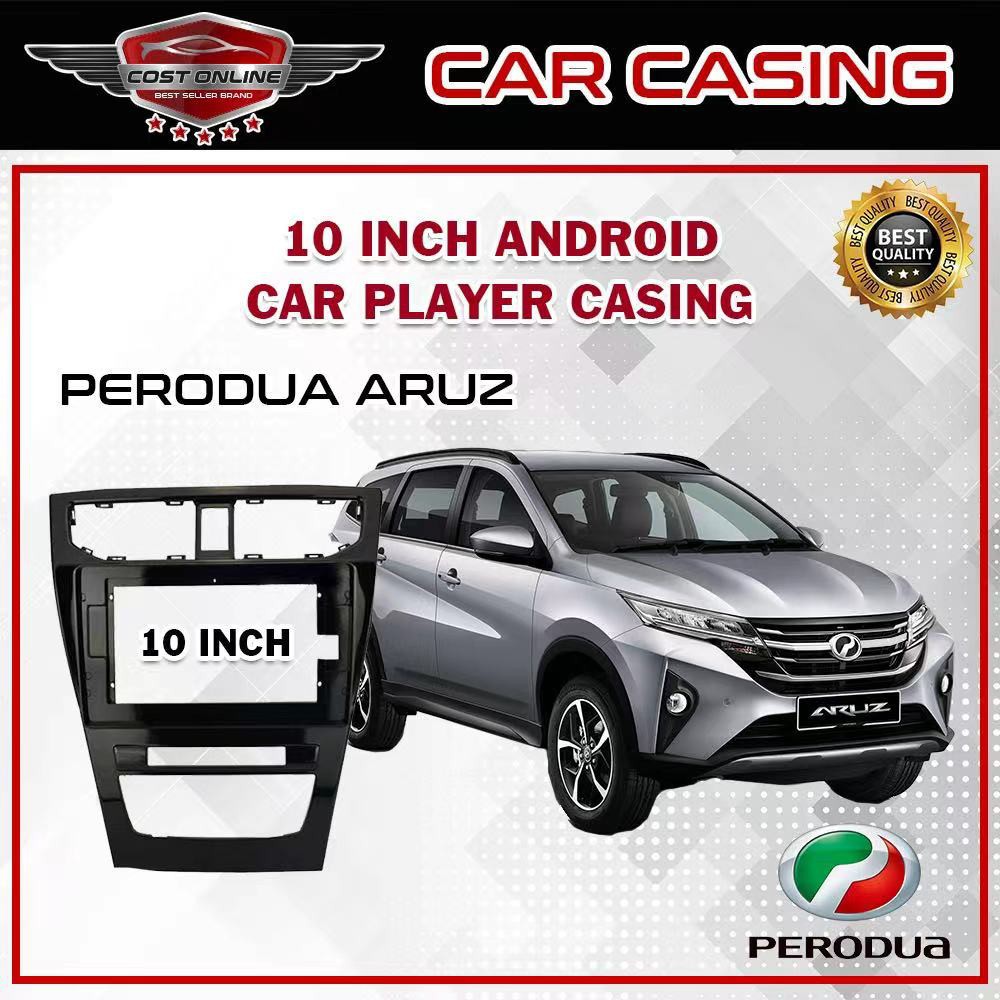【Android Player Casing】Perodua Myvi/ Alza/ Bezza/ Aruz/ Kelisa/ Kenari/ Axia  Double Din 7''-10" Inch Car Player Casing
