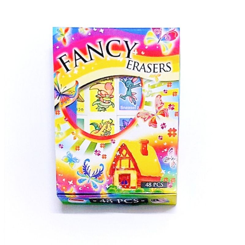Fancy Eraser Assorted Designs Rubber 48pcs/box Shopee Malaysia