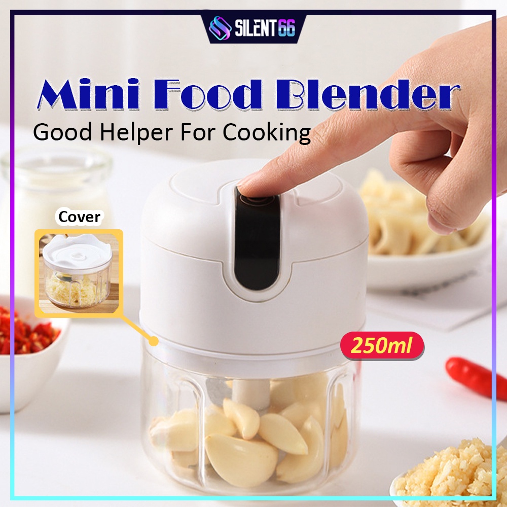 READY STOCK Garlic Chopper Electric Food Chopper Portable Food Processor Meat Grinder - MINI FOOD BLENDER