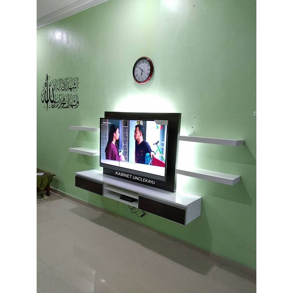 TV cabinet wall mount modern floating tv cabinet / kabinet ...