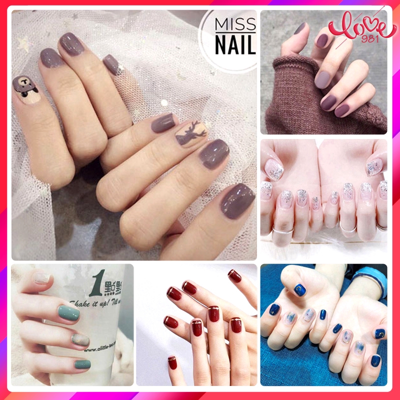 Nail Stickers Nail Stickers Full Stickers Nail Stickers | Shopee Malaysia