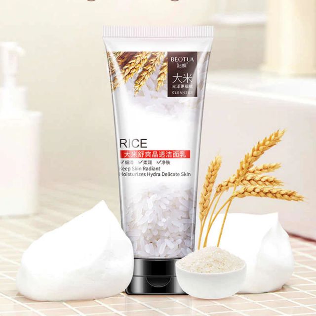 rice face cleanser