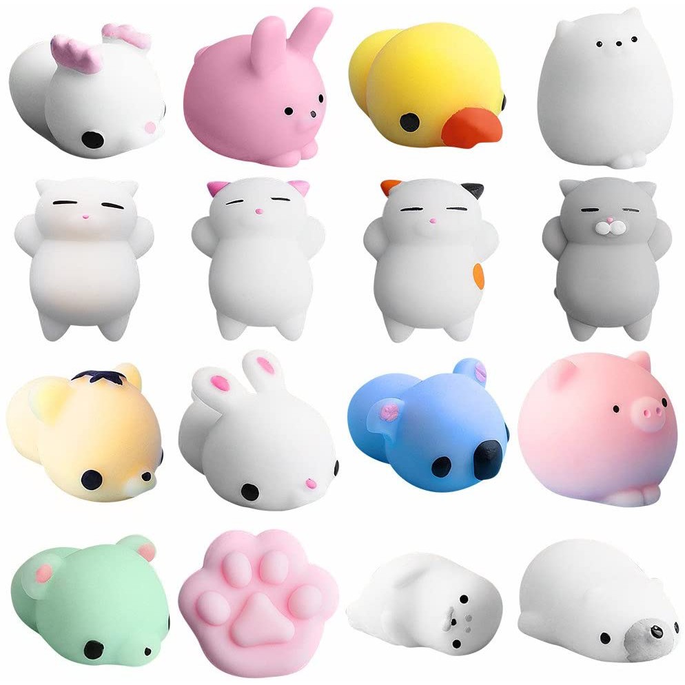 Mochi Squishy Toy, Mini Mochi Cute Squishies Stress Reliever Toys