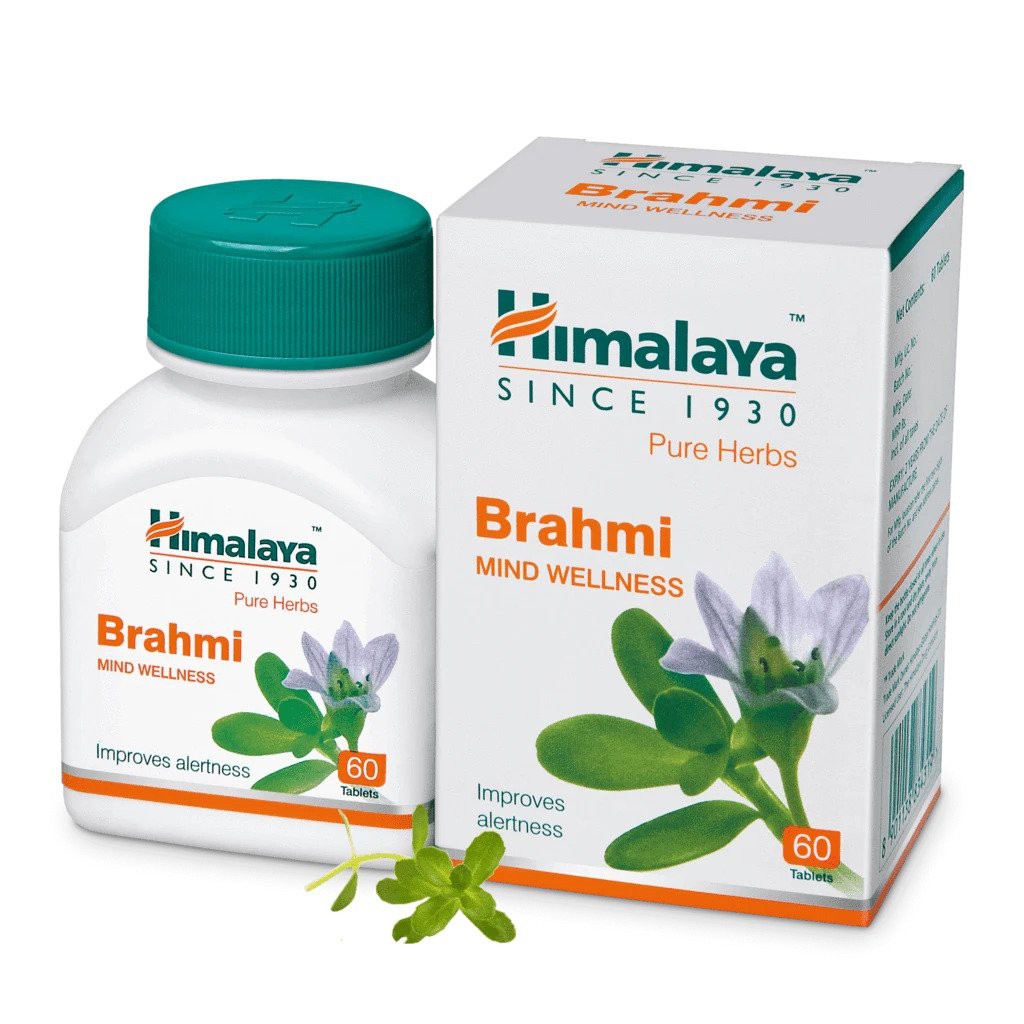 HIMALAYA Brahmi Mind Wellness 60 Tablets Capsules (Improves alertness