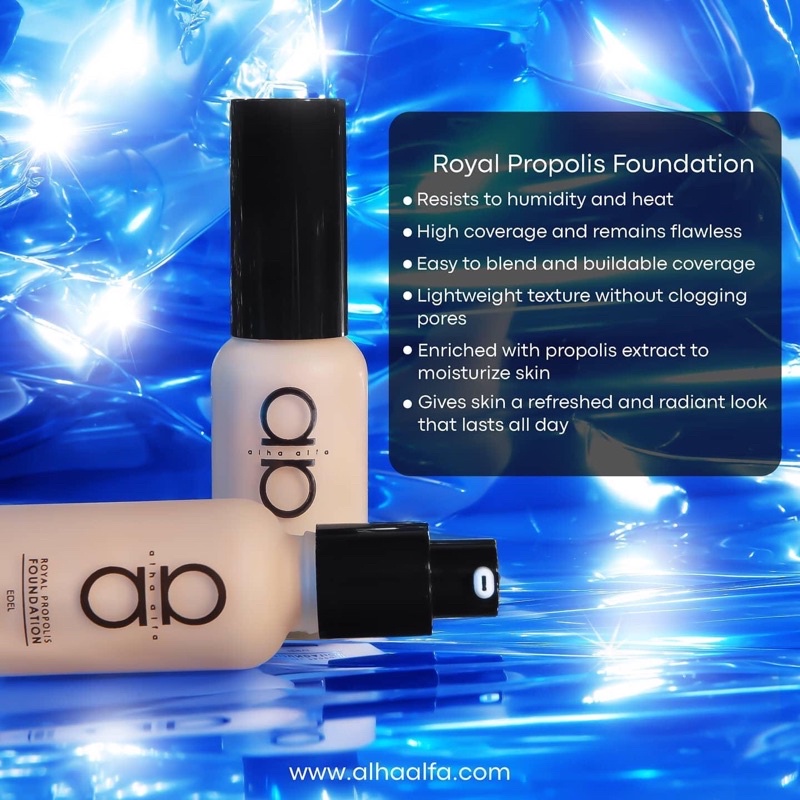 Alha Alfa Propolis Foundation Cushion BlusherLoose Powder‼️Clearent