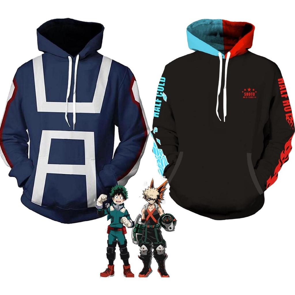 boku no hero academia hoodie